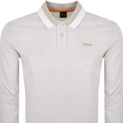 Boss Casual Boss Oxford Polo T Shirt Light Beige