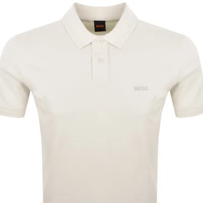 Boss Casual Boss Pe Interlock Polo T Shirt Pale Yellow