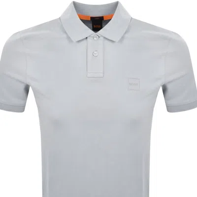 Boss Casual Boss Passenger Polo T Shirt Light Grey