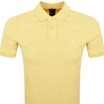 Boss Casual Boss Passenger Polo T Shirt Yellow