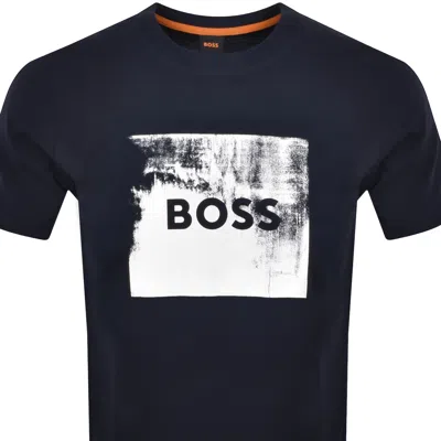 Boss Casual Boss Te Wheel T Shirt Dark Navy