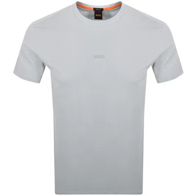 Boss Casual Boss Tchup Logo T Shirt Light Grey