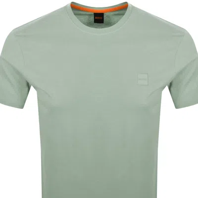 Boss Casual Boss Tales T Shirt Open Green