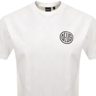 Deus Ex Machina Pill Logo Box Fit T Shirt White In White