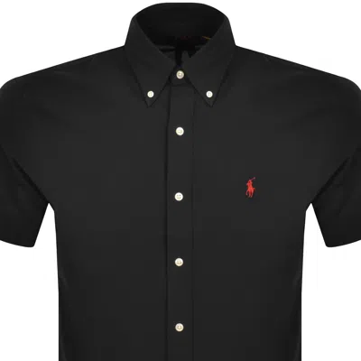 Ralph Lauren Short Sleeve Shirt Black In Black