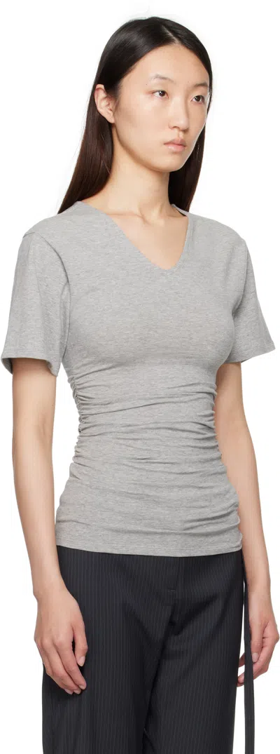 Paloma Wool Gray Mes T-shirt In Gray