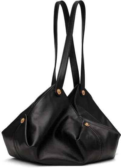 Versace Black Protea Shoulder Bag