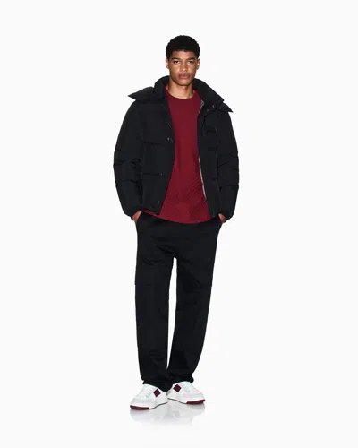 Armani Exchange Regular Fit T-shirts In Burgundy