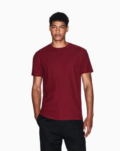 Armani Exchange Regular Fit T-shirts In Burgundy