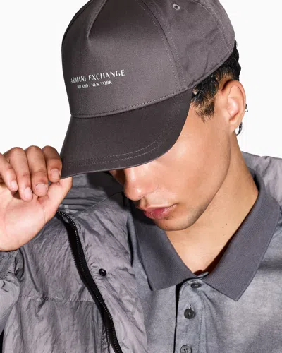 Armani Exchange Caps In Purple