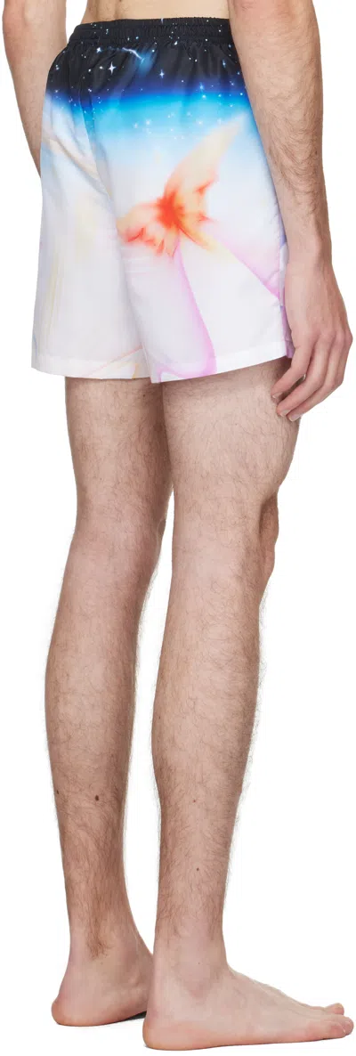 Casablanca Multicolor Printed Swim Shorts In Multi