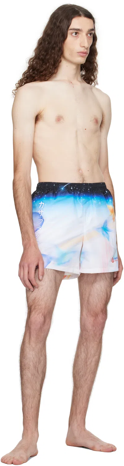 Casablanca Multicolor Printed Swim Shorts In Multi