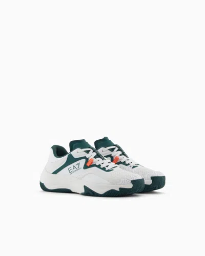 Ea7 Hard Tennis/padel Sneakers In Multi