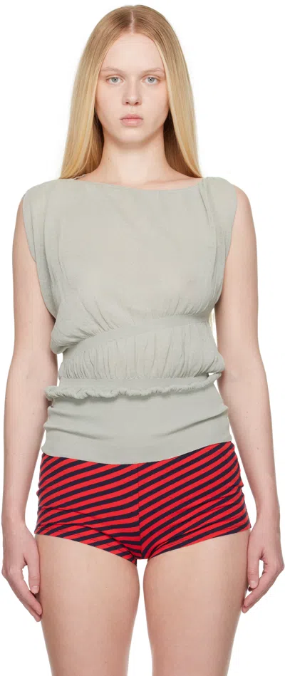 Paloma Wool Gray Alber Tank Top In Green
