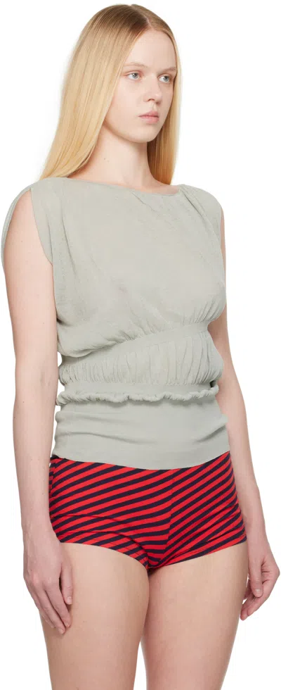 Paloma Wool Gray Alber Tank Top In Green