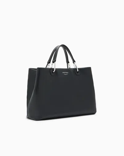 Emporio Armani Nappa-leather Medium Myea Shopper Bag