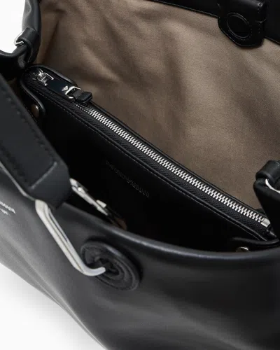 Emporio Armani Nappa-leather Medium Myea Shopper Bag