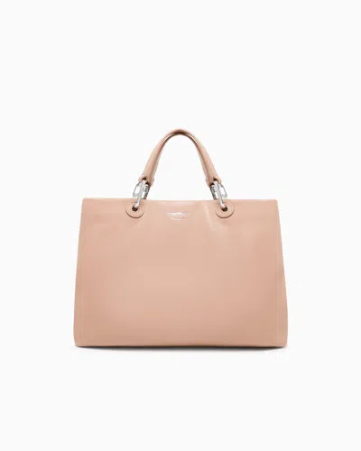 Emporio Armani Nappa-leather Medium Myea Shopper Bag