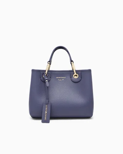 Emporio Armani Small Myea Shopper Bag With Deer Print