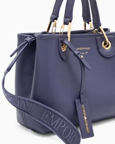 Emporio Armani Small Myea Shopper Bag With Deer Print