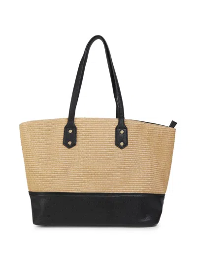 Surell Women's Straw Shopper Tote Bag