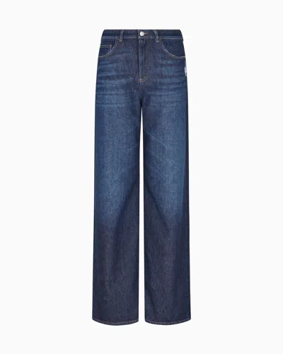Emporio Armani J8b Relaxed-fit, Vintage-look Denim Jeans