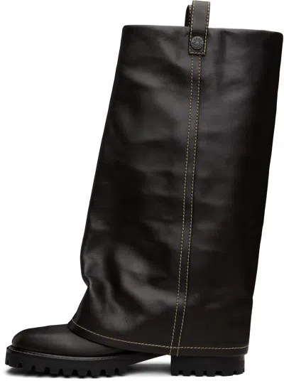 Acne Studios Brown Leather Boots