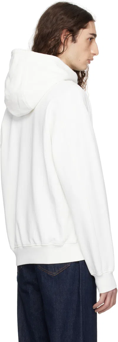 Casablanca Cotton Sweatshirt With Front Pocket And Hood In White