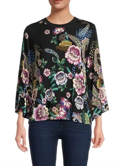 Johnny Was The Janie Favorite Kimono Sleeve Tee In Camino Serra In Multi