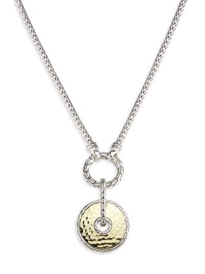 John Hardy Palu Amulet Keyring Necklace In Metallic