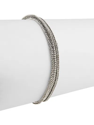 John Hardy Women's Sterling Silver Classic Kami Chain Triple Wrap Bracelet In Metallic