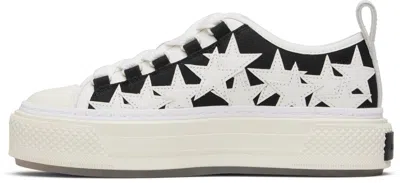 Amiri Black & White Stars Court Low Sneakers