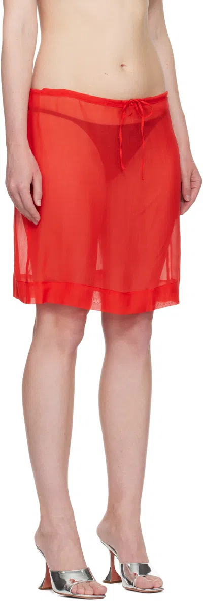 Paloma Wool Red Milevo Miniskirt In Red