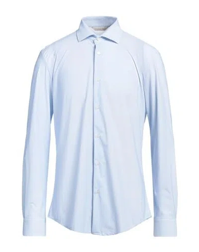 Brian Dales Natural Low Impact Man Shirt Sky Blue Size 17 ½ Nylon, Elastane In Blue