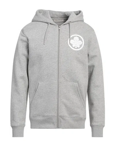 Brian Dales Man Sweatshirt Light Grey Size L Cotton, Polyester In Gray