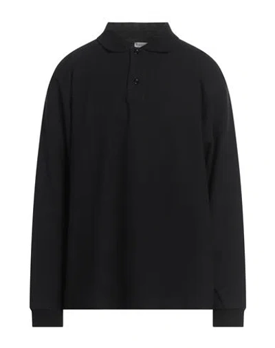 Burberry Prorsum Man Polo Shirt Black Size Xl Cotton In Black