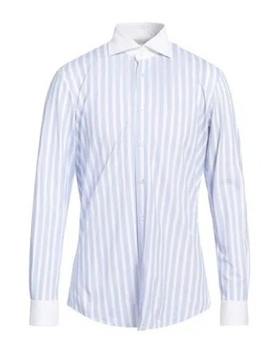 Brian Dales Natural Low Impact Man Shirt Light Blue Size 17 Polyamide, Elastane In Blue