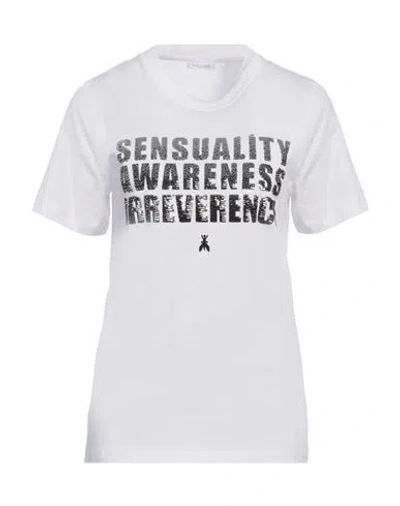 Patrizia Pepe Woman T-shirt White Size 0 Cotton In White