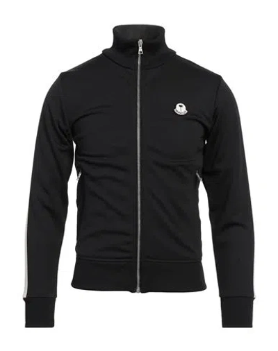 Moncler Genius 8 Moncler Palm Angels Man Sweatshirt Black Size Xl Polyester In Black