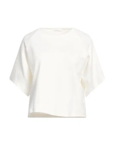 True Religion Woman T-shirt Ivory Size Xs Cotton, Modal, Elastane In White