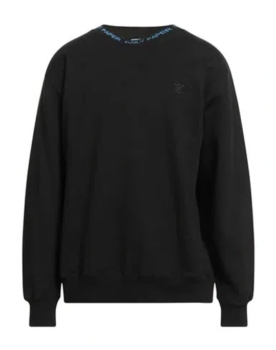 Daily Paper Man Sweatshirt Black Size Xl Cotton In Black