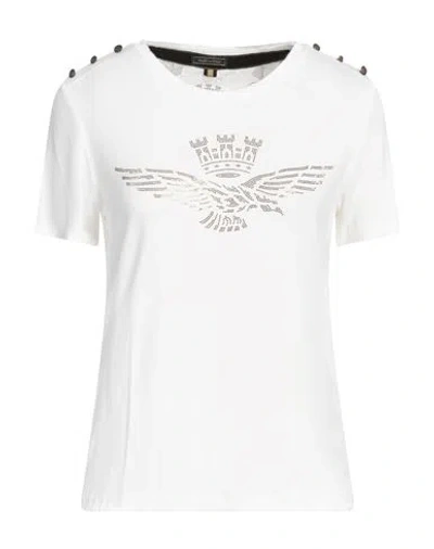 Aeronautica Militare Woman T-shirt Ivory Size Xs Viscose, Elastane In White