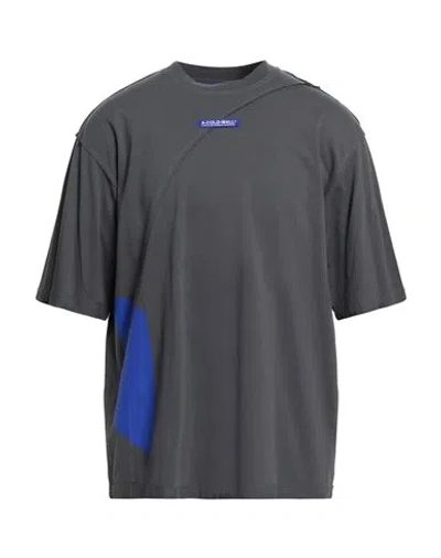 A-cold-wall* Man T-shirt Lead Size Xl Cotton, Elastane In Gray