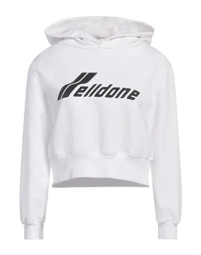 We11 Done Woman Sweatshirt White Size M Cotton In White