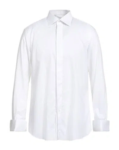 Brioni Linen Button-up Shirt In White