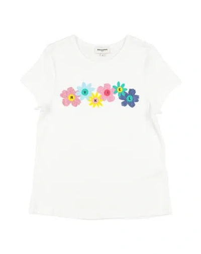 Sonia Rykiel Toddler Girl T-shirt White Size 6 Cotton In White