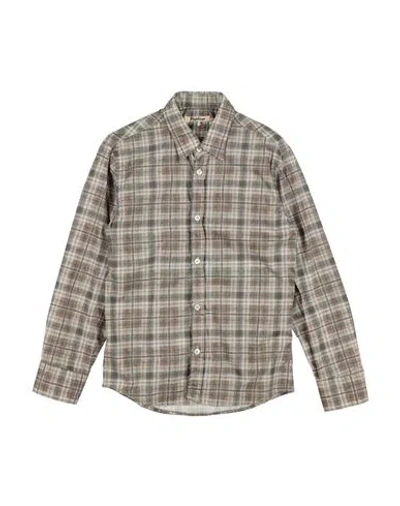 Nupkeet Toddler Boy Shirt Khaki Size 4 Cotton In Brown