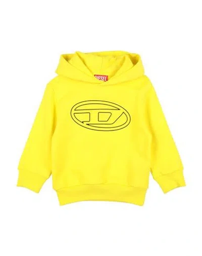 Diesel Toddler Boy Sweatshirt Yellow Size 6 Cotton In Yellow
