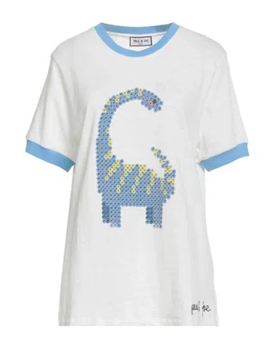 Paul & Joe Woman T-shirt White Size Xl Cotton In White
