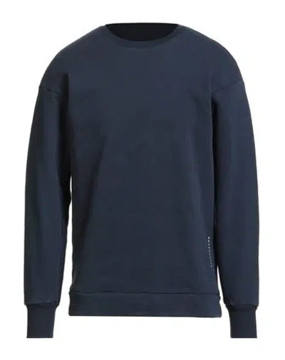 Ballantyne Man Sweatshirt Midnight Blue Size S Cotton In Blue